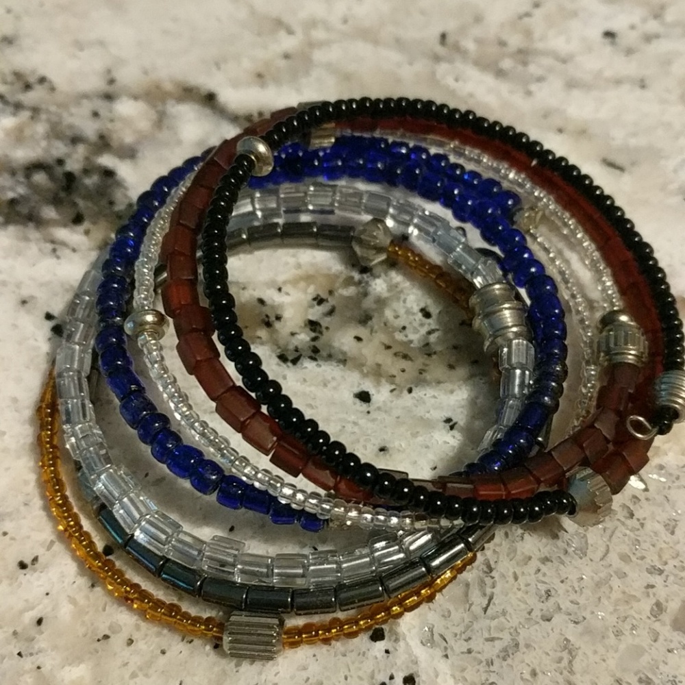 Handmade Beaded Wrap Bracelet